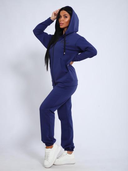 Костюм с брюками, футер с лайкрой 2-х нитка (00907, индиго) - фото 23