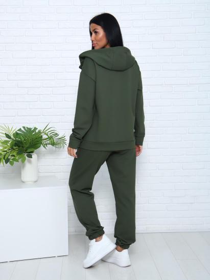 Костюм с брюками, футер с лайкрой 2-х нитка (00907, хаки) - фото 2