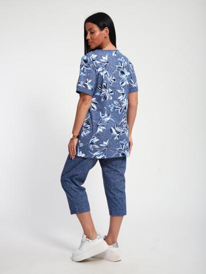 Костюм с бриджами (01070, синий) - фото 19