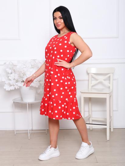 Сарафан с карманами, красный (905-3) - фото 7