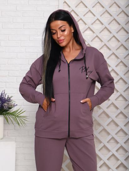 Костюм с брюками, футер с лайкрой 2-х нитка, кофе (907-10) - фото 4