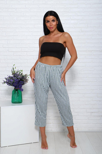 Бриджи трикотажные (00901 вид 2, зеленый) - фото 1