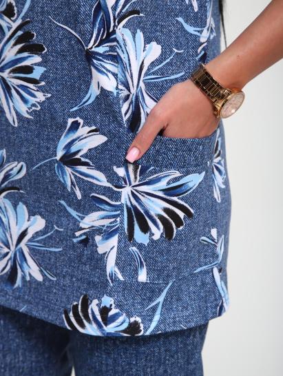 Костюм с бриджами (01070, синий) - фото 8