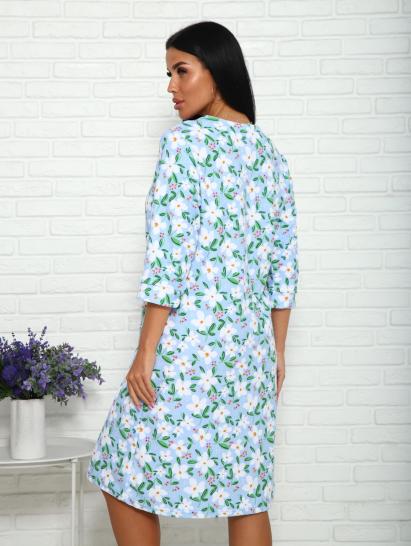 Халат махровый на молнии (01016, голубой) - фото 9