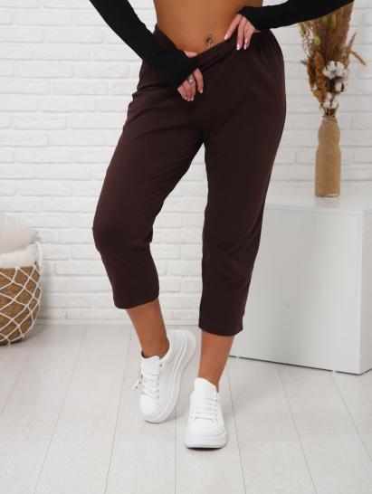 Бриджи трикотажные (01037, коричневый) - фото 4