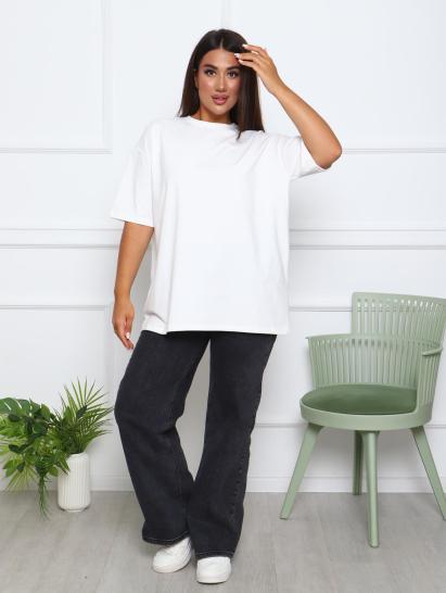 Футболка женская оверсайз (01004, белый) - фото 12