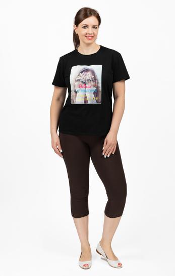 Бриджи трикотажные (01037, темно-коричневый) - фото 2