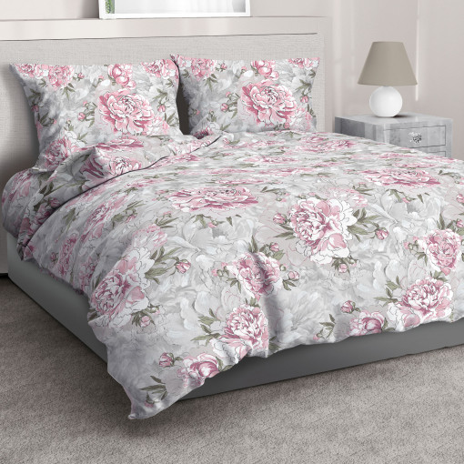 Простыня Пионовый сад Бязь ГОСТ - фото 1