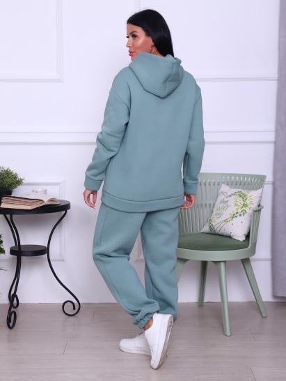 Брюки, футер с начесом 3-х нитка (01043, оливковый) - фото 4