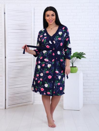 Пеньюар с сорочкой, синий (887-2) - фото 16