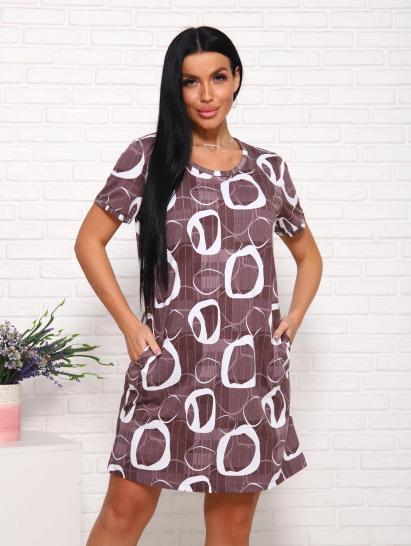 Туника с карманами (00982, коричневый) - фото 4