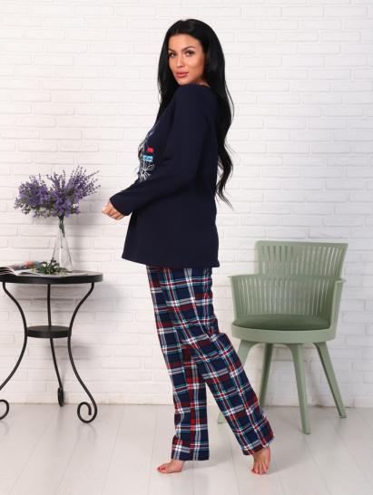 Костюм с брюками, футер с начесом, "Flowers" (876-1) - фото 9