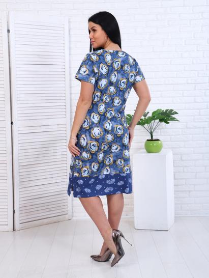 Платье трикотажное - "Джинс" (346) - фото 6