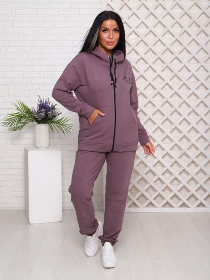 Костюм с брюками, футер с лайкрой 2-х нитка, кофе (907-10) - фото 16