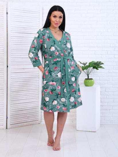 Пеньюар с сорочкой, зеленый (887-1) - фото 18
