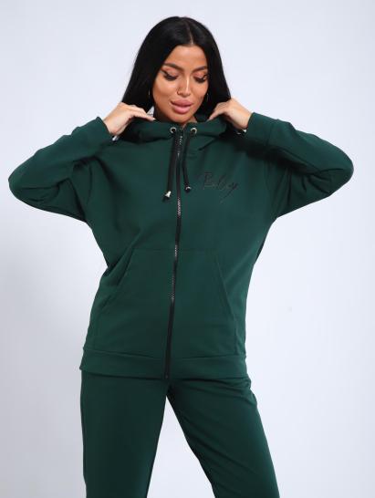 Костюм с брюками, футер с лайкрой 2-х нитка (00907, зеленый) - фото 8