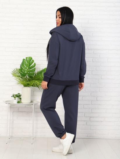 Костюм с брюками, футер с лайкрой 2-х нитка, антрацит (907-6) - фото 2