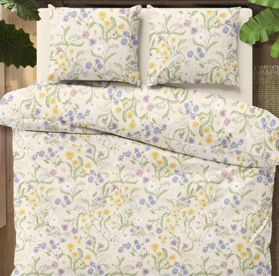 Комплект постельного белья Нежные травы поплин - фото 1