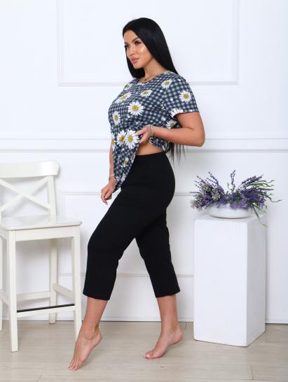 Костюм с бриджами, черный клетка (891-1) - фото 8