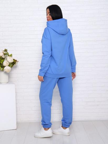 Костюм с брюками, футер с лайкрой 2-х нитка, голубой (907-12) - фото 9