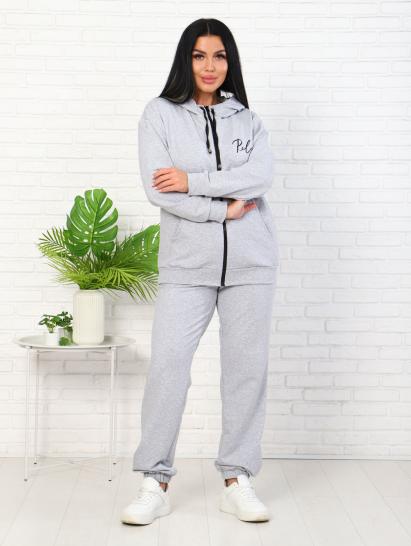 Костюм с брюками, футер с лайкрой 2-х нитка, меланж (907-5) - фото 16