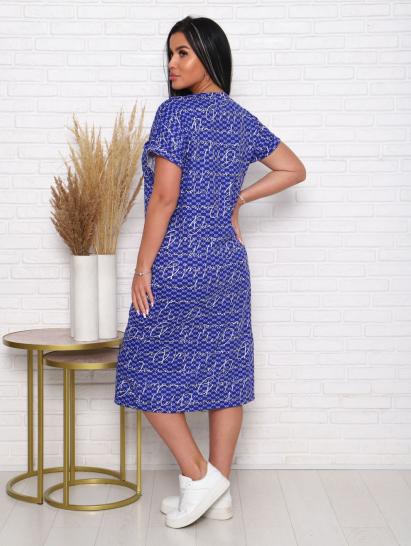 Платье с карманами, василек (903-3) - фото 7