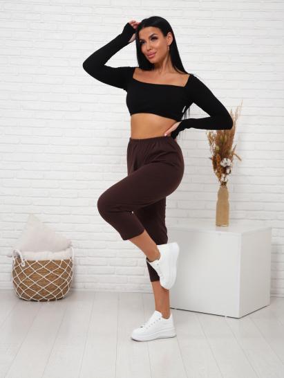 Бриджи трикотажные (01037, коричневый) - фото 9