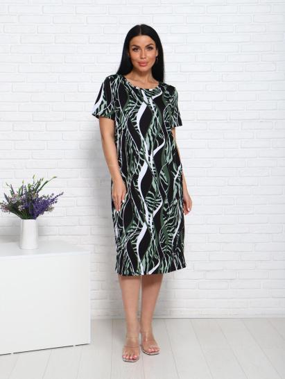 Платье трикотажное с карманами  (00988, зеленый) - фото 13