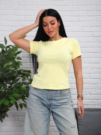 Футболка женская (01078, желтый) - фото 10