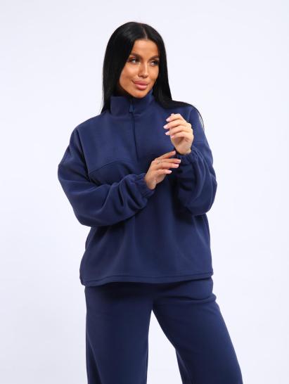 Костюм с брюками, флисовый (01061, синий) - фото 4