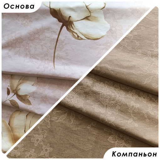 Комплект постельного белья Магнолия сатин - фото 2