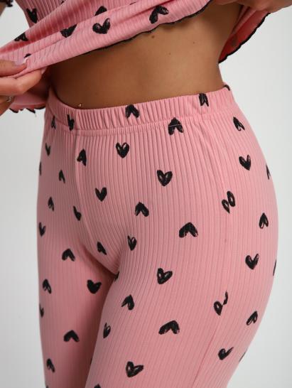 Пижама с брюками (01063, розовый) - фото 15