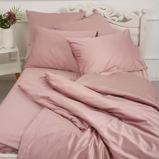 Простыня Пыльная роза Турецкий сатин - фото 2