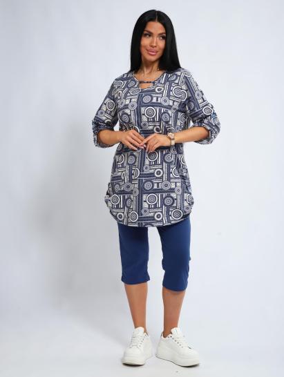 Костюм с бриджами (01052, синий) - фото 18