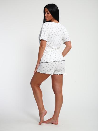 Пижама с шортами (01062, черный) - фото 10