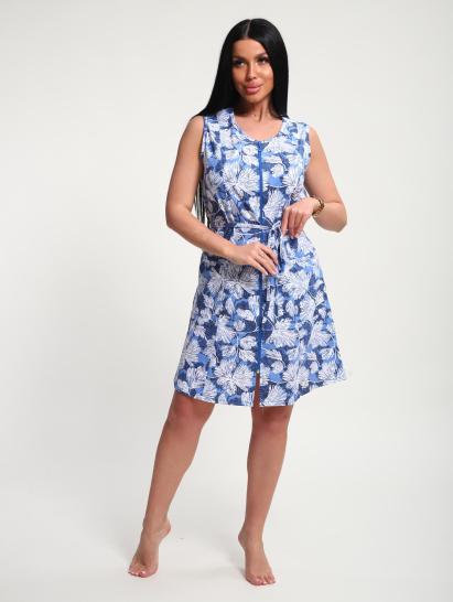 Халат женский (01071, голубой) - фото 13