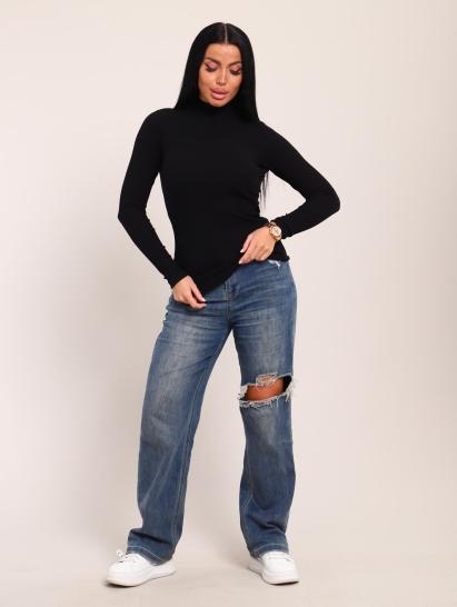 Водолазка женская, кашкорсе (01042, черный) - фото 13