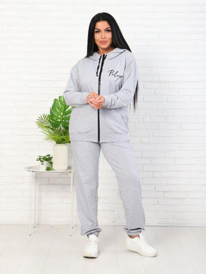 Костюм с брюками, футер с лайкрой 2-х нитка, меланж (907-5) - фото 17