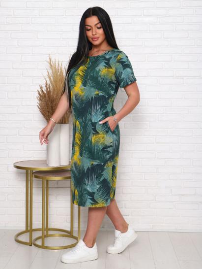 Платье трикотажное с карманами, хаки (926-2) - фото 8