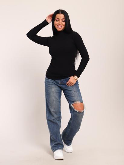 Водолазка женская, кашкорсе (01042, черный) - фото 1
