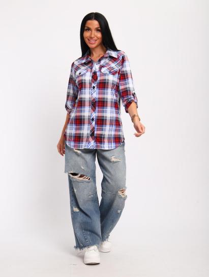 Рубашка на пуговицах (01058, голубой) - фото 16