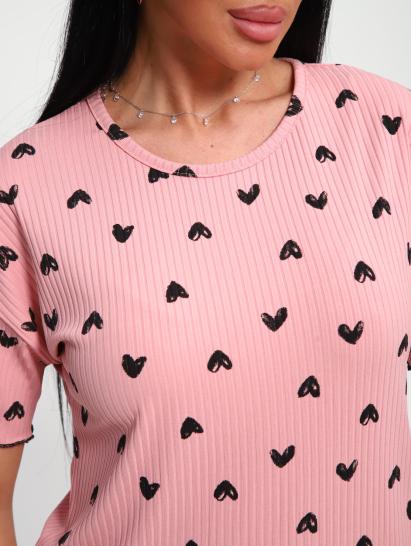 Пижама с брюками (01063, розовый) - фото 2