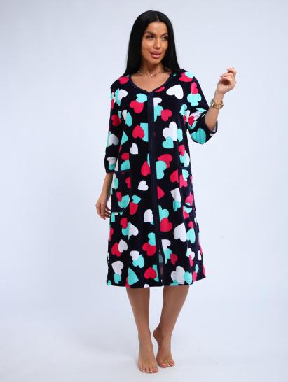 Халат велюровый на молнии (00941, бирюзовый) - фото 13