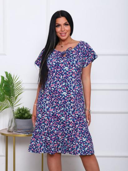 Платье трикотажное, фиолет (916-1) - фото 3