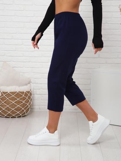 Бриджи трикотажные (01037, синий) - фото 2