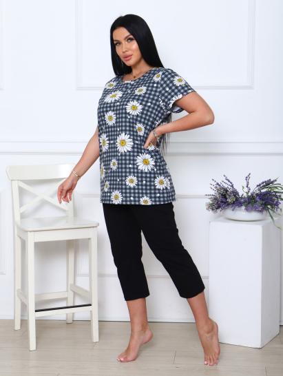 Костюм с бриджами, черный клетка (891-1) - фото 7