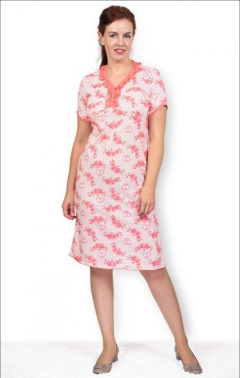 Сорочка двойного крашения с рюшей (235-6) - фото 1