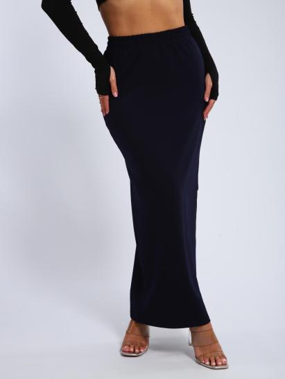 Юбка, футер (01056, темно-синий макси) - фото 7