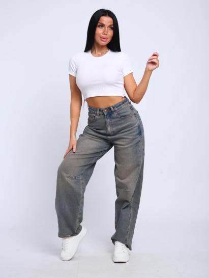 Топ с коротким рукавом (01040, белый) - фото 1