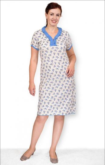 Сорочка двойного крашения с рюшей (235-1) - фото 1